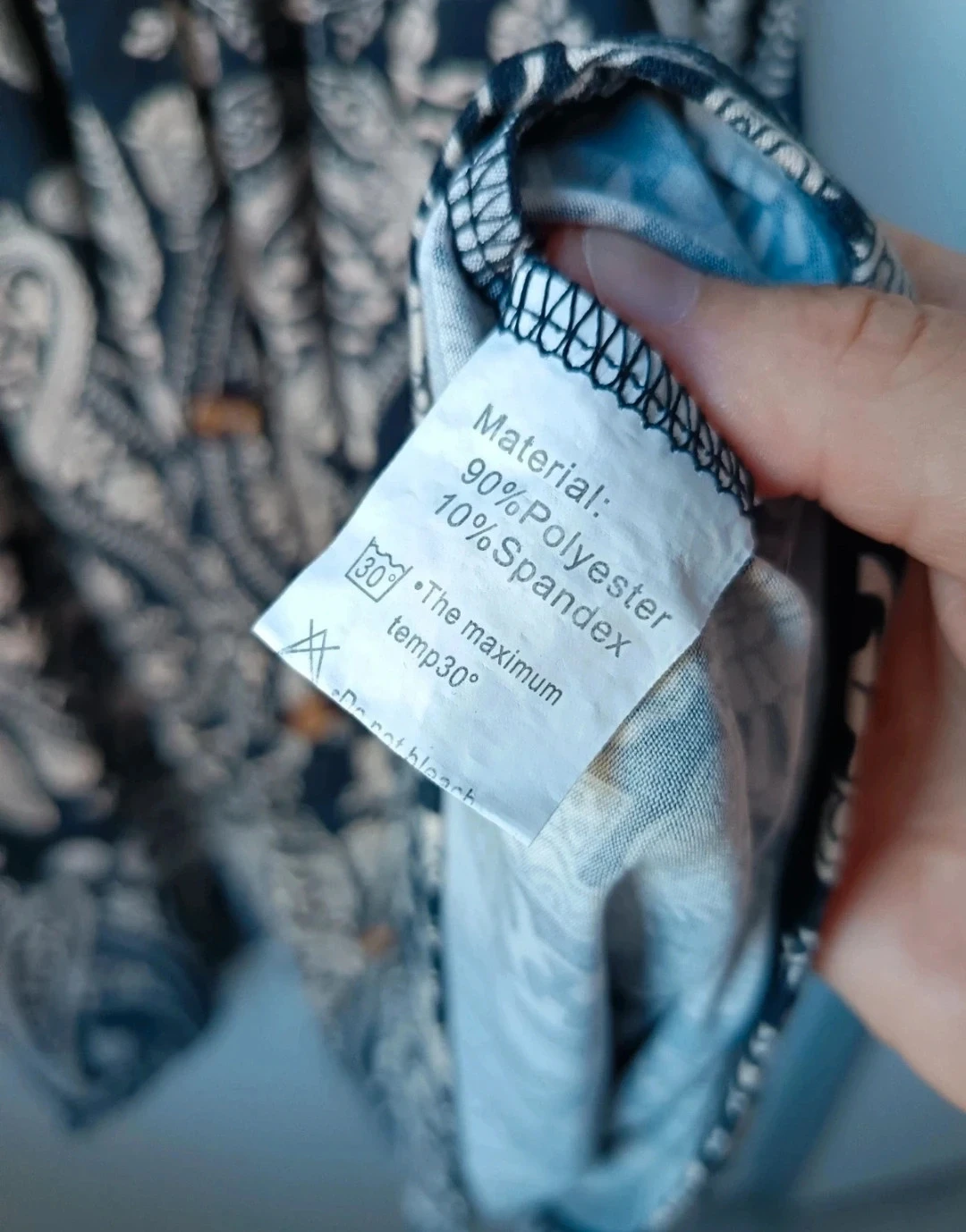 Vestido leve de verão impresso L paisley – photo 4